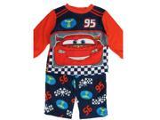 Cars Little Boys Red Lighting McQueen Character Print 2 Pc Pajama Set 4T
