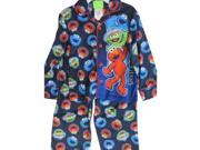 Sesame Street Little Boys Royal Blue Elmo Cookie Monster 2 Pc Pajama Set 4T