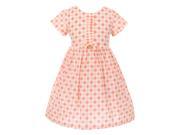 Kids Dream Little Girls Pink Checkered Buttons Summer Easter Dress 4