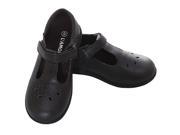 L Amour Little Girls 12 Black Punch Detail Mary Jane Dress Shoes