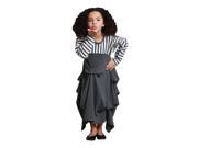 KidCuteTure Little Girls Charcoal Pick up Carmen Trendy Fall Designer Dress 6