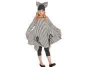 KidCuteTure Little Girls Milk Charcoal Stripe Tanya Designer Fall Dress 2