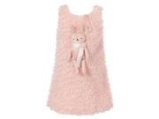 Richie House Little Girls Pink Padded Rabbit Toy Dress 2