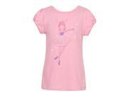 Richie House Little Girls Watermelon Knit Dancing Girl Print T Shirt 2
