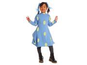KidCuteTure Little Girls Provence Blue Polka Dots Danna Designer Fall Dress 2