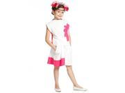KidCuteTure Little Girls White T shirt Shorts Designer Martha Outfit Set 5
