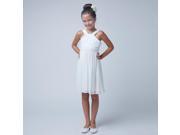 Sweet Kids Big Girls Off White Crossover Special Occasion Easter Dress 7