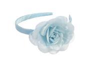 Lito Girls Light Blue Large Flower Hairband Accessory