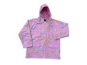 Little Girls Pink Pony Rain Coat 2T