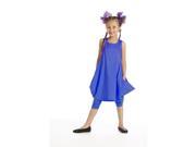 KidCuteTure Big Girls Violet Ruffle Bow Marigold Designer Sundress 12
