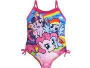 Hasbro Little Girls Pink My Little Pony Character One Piece Swimsuit 4