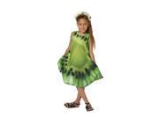 KidCuteTure Big Girls Kiwi Green Print Fiona Designer Spring Dress 7