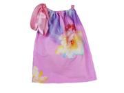 Little Girls Pink Lavender Floral Print Pillowcase Dress 4 5Y