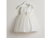 Sweet Kids Baby Girls Ivory Bows Satin Tulle Easter Special Occasion Dress 6 9M