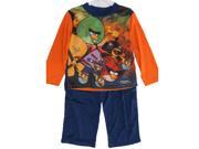 Spiderman Little Boys Orange Spidey Graphic Print 2 Pc Pajama Set 4