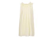 Richie House Little Girls Banana Ruffle Neckline Summer Chiffon Dress 5