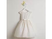 Sweet Kids Little Girls Ivory Embroidered Organza Easter Occasion Dress 4