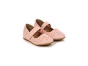 Kids Dream Baby Girls Pink Mary Jane Velcro Strap Dress Shoes 4 Baby