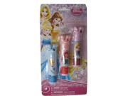 Disney Girls Princesses Lip Balm Set Cosmetic Accessory