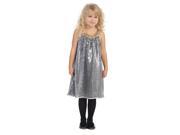 Angels Garment Big Girls Silver Gold Sequence Tent Party Dress 7