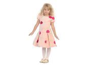 Angels Garment Little Girls Pink Fuchsia Floral Accent Flower Girl Dress 4