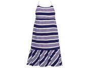 Nautica Little Girls Navy Striped Pattern All Over Casual Sailor Dress 2T