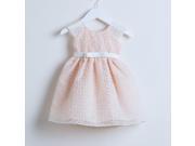 Sweet Kids Baby Girls Peach Embroidered Organza Easter Occasion Dress 18M