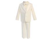 Lito Baby Boys Ivory Vest Bowtie 5 Pcs Special Occasion Tuxedo 3 6M