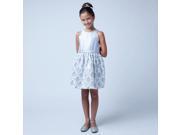 Sweet Kids Big Girls Silver Sequin Mesh Special Occasion Easter Dress 7