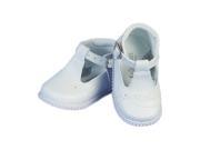 Angels Garment Baby Girls White Buckle Christening Easter Shoes 3