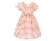 Kids Dream Little Girls Pink Checkered Buttons Summer Easter Dress 2
