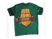 Nickelodeon Big Boys Green Ninja Turtles Shell Logo Print T Shirt 18