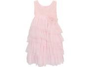 Isobella Chloe Little Girls Pink Fairy Princess A Line Sleeveless Dress 6X