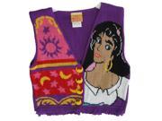 Disney Little Girls Purple Hunchback Of Notre Dame Design Knit Vest 5
