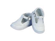 Angels Garment Toddler Girls White Buckle Flowers Easter Shoes 5