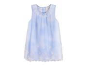 Richie House Little Girls Multi Layered Dress with Embroidered Flowers 5