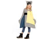 KidCuteTure Little Girls Blueberry Stripe Lori Designer Fall Dress 5