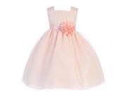 Crayon Kids Little Girls Pink Crushed Bodice Tulle Easter Dress 2T