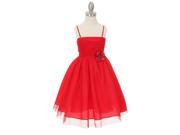 Cinderella Couture Big Girls Red Polka Dots Flower Party Easter Dress 16