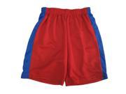 Marvels Little Boys Red Royal Blue Side Stripe Basketball Shorts 7