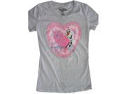 Disney Little Girls Light Gray Olaf Character Heart Image T Shirt 6 6X