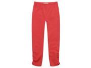 Richie House Big Girls Red Water Print Cinched Ankle Standard Leggings 6 7