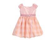 Angels Garment Baby Girls Pink Silk Taffeta Bubble Easter Spring Dress 24M