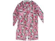Hello Kitty Big Girls Pale Pink Kitty Dot Print 2 Pc Pajama 8