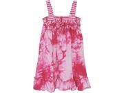 Isobella Chloe Little Girls Raspberry Cherry Blossom Empire Waist Dress 3T