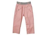 Richie House Little Girls Salmon Pants with Elastic Waistband 5