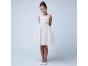 Sweet Kids Little Girls Champagne Embroidered Organza Tulle Easter Dress 3