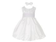 Cinderella Couture Baby Girls Ivory Pearl Bubble Flower Girl Dress 24M