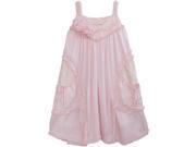 Isobella Chloe Little Girls Light Pink Layla A Line Sleeveless Dress 5
