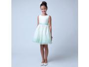 Sweet Kids Little Girls Mint Sequin Mesh Easter Special Occasion Dress 2